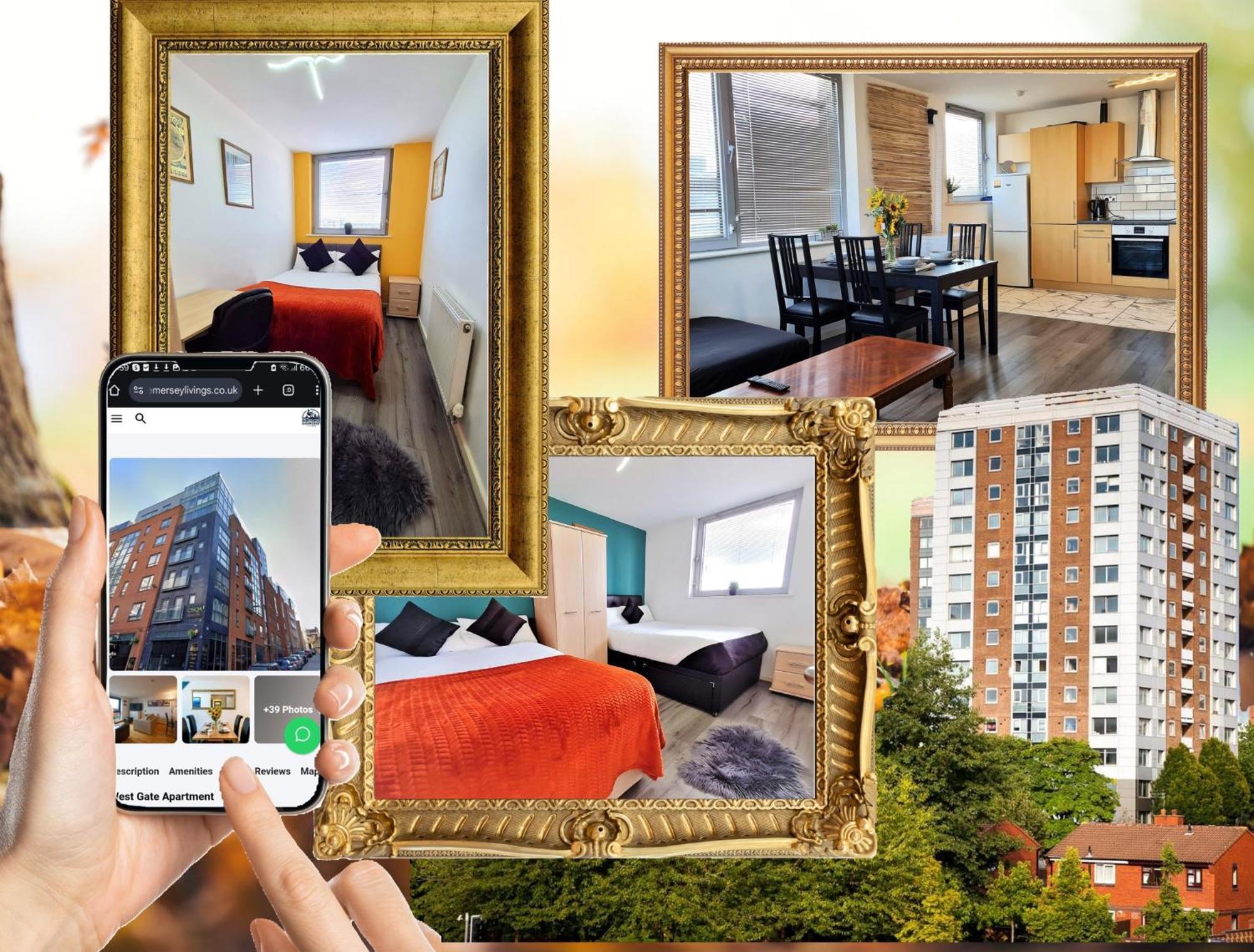 Sidemersey Livings - Central And Quiet 2-Bedroom Apartment Liverpool Eksteriør billede